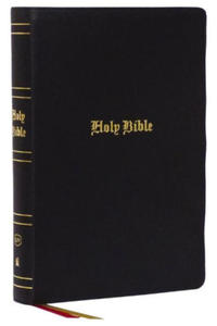 KJV Holy Bible, Super Giant Print Reference Bible, Black, Genuine Leather, 43,000 Cross References, Red Letter, Comfort Print: King James Version - 2877497259