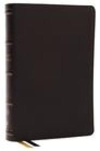 KJV Holy Bible, Center-Column Reference Bible, Genuine Leather, Black, 73,000+ Cross References, Red Letter, Comfort Print: King James Version - 2878085930