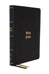 KJV Bible, Giant Print Thinline Bible, Vintage Series, Leathersoft, Black, Red Letter, Comfort Print: King James Version - 2874795457