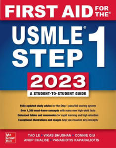 First Aid for the USMLE Step 1 2023, Thirty Third Edition - 2872883662