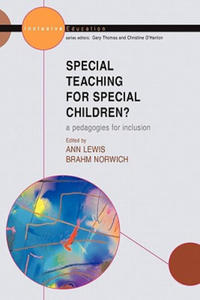 Special Teaching for Special Children? Pedagogies for Inclusion - 2867132572