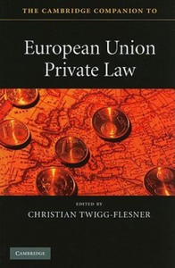 Cambridge Companion to European Union Private Law - 2877869496