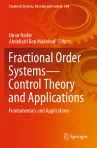 Fractional Order Systems-Control Theory and Applications - 2874795287