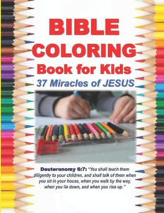 Bible Coloring Book for Kids 37 Miracles of JESUS - 2873639610