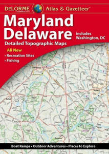 Delorme Atlas & Gazetteer: Maryland & Delaware - 2878075447
