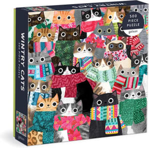 Wintry Cats 500 Piece Puzzle - 2877168479