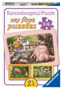 Ravensburger Kinderpuzzle - 05679 Lotta auf dem Bauernhof - My First Puzzle fr Kinder ab 2,5 Jahren, mit 3x6 Teilen - 2878626275