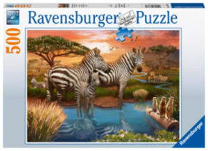 Ravensburger Puzzle 17376 Zebras am Wasserloch - 500 Teile Puzzle fr Erwachsene und Kinder ab 12 Jahren - 2878429549