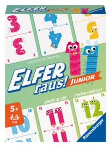 Ravensburger - 20947 Elfer Raus! Junior - Kartenspiel 2 - 6 Spieler, Spiel ab 5 Jahren fr Kinder und Erwachsene, Zahlenraum 1-20 - 2878165979