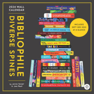 2024 Wall Cal: Bibliophile Diverse Spines - 2875231391
