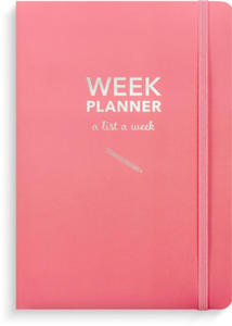 Burde Week Planner undated pink - 2877626625