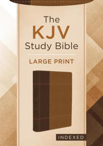 The KJV Study Bible, Large Print (Indexed) [Copper Cross] - 2874795082