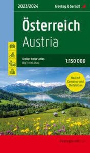 sterreich, Autoatlas 1:150.000, freytag & berndt - 2874447803