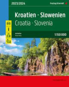 Kroatien - Slowenien, Autoatlas 1:150.000, freytag & berndt - 2875128053