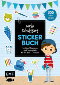 Mein Schulstart-Stickerbuch (blau) - 2875571512