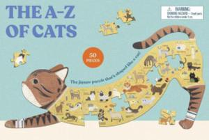 The A to Z of Cats: A Cat-Shaped Jigsaw Puzzle - 2873899349