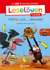 Leselwen 1. Klasse - Jim ist mies drauf - Fertig, los ... Banane! (Grobuchstaben) - 2877483341