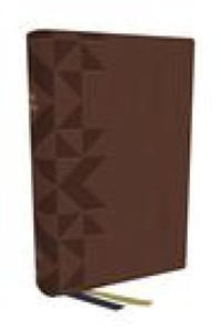 Nkjv, the Bible Study Bible, Leathersoft, Brown, Comfort Print: A Study Guide for Every Chapter of the Bible - 2877964632