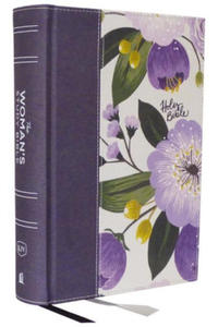 Kjv, the Woman's Study Bible, Cloth Over Board, Purple Floral, Red Letter, Full-Color Edition, Comfort Print: Receiving God's Truth for Balance, Hope, - 2876464767