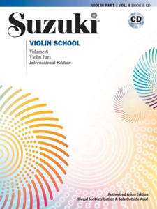 Suzuki Violin School, Volume 6: Asian Edition, Book & CD - 2878163576