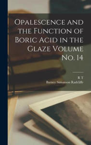 Opalescence and the Function of Boric Acid in the Glaze Volume No. 14 - 2873802527