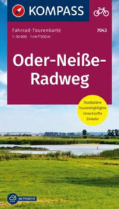 KOMPASS Fahrrad-Tourenkarte Oder-Neie-Radweg 1:50.000 - 2878776322