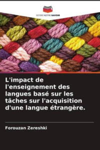 L'impact de l'enseignement des langues bas sur les tches sur l'acquisition d'une langue trang - 2877635323