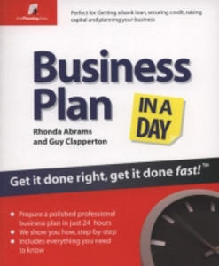 Business Plan In A Day - 2873609132