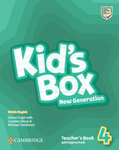 Kid's Box New Generation Level 4 Teacher's Book with Digital Pack British English - 2875914077