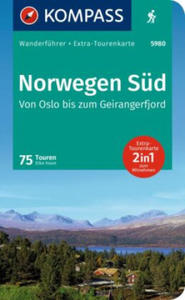 KOMPASS Wanderfhrer Norwegen Sd, Von Oslo bis zum Geirangerfjord, 75 Touren - 2874784105