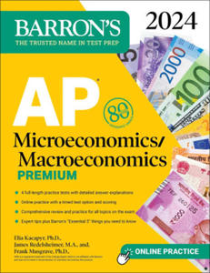 AP Microeconomics/Macroeconomics Premium, 2024: 4 Practice Tests + Comprehensive Review + Online Practice - 2874794899