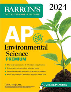 AP Environmental Science Premium, 2024: 5 Practice Tests + Comprehensive Review + Online Practice - 2876450839