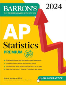 AP Statistics Premium, 2024: 9 Practice Tests + Comprehensive Review + Online Practice - 2874794897