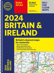 2024 Philip's Road Atlas Britain and Ireland - 2874463691