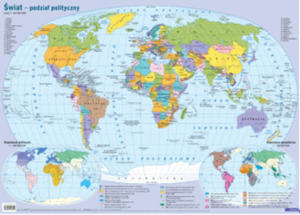 Mapa w tubie. Polityczna. wiat - 2878324281