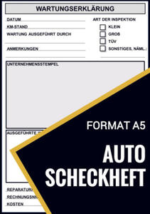 Auto-Scheckheft - Universelles Reparaturenheft - 2877872863