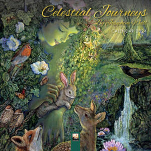 Celestial Journeys by Josephine Wall Mini Wall Calendar 2024 (Art Calendar) - 2875912243