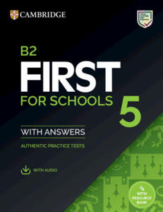 B2 First for Schools 5 Student's Book with Answers with Audio with Resource Bank - 2876325817