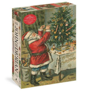 John Derian Paper Goods: Santa Trims the Tree 1,000-Piece Puzzle - 2876226799