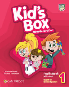 Kid's Box New Generation Level 1 Pupil's Book with eBook English for Spanish Speakers - 2877041700