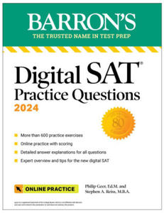 Digital SAT Practice Questions 2024: More Than 600 Practice Exercises for the New Digital SAT + Tips + Online Practice - 2876614721