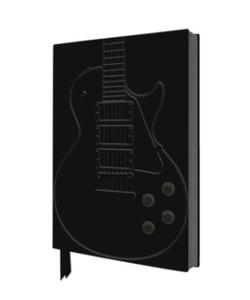 Black Gibson Guitar Artisan Art Notebook (Flame Tree Journals) - 2875799286