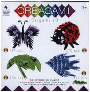 CREAGAMI - Origami 3D 4er Set Tiere 555 Teile - 2877308376