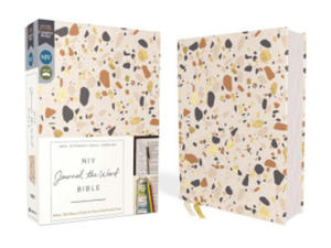 Niv, Journal the Word Bible, Cloth Over Board, Cream, Red Letter, Comfort Print: Reflect, Take Notes, or Create Art Next to Your Favorite Verses - 2877765357