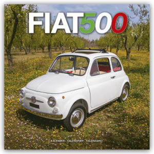 Fiat 500 Calendar 2024 Square Car Wall Calendar - 16 Month - 2876613811