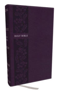 NKJV Holy Bible, Personal Size Large Print Reference Bible, Purple, Leathersoft, 43,000 Cross References, Red Letter, Thumb Indexed, Comfort Print: Ne - 2877496094