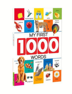 My First 1000 Words: Early Learning Picture Book to Learn Alphabet, Numbers, Shapes and Colours, Transport, Birds and Animals, Professions, - 2877606304