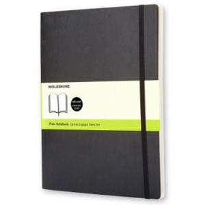 Moleskine Soft Extra Large Plain Notebook Black - 2826902001