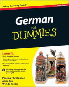 German For Dummies, 2e +CD - 2844161003