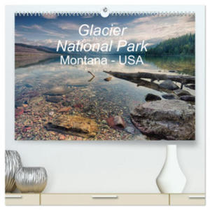 Glacier National Park Montana - USA (hochwertiger Premium Wandkalender 2024 DIN A2 quer), Kunstdruck in Hochglanz - 2877639808